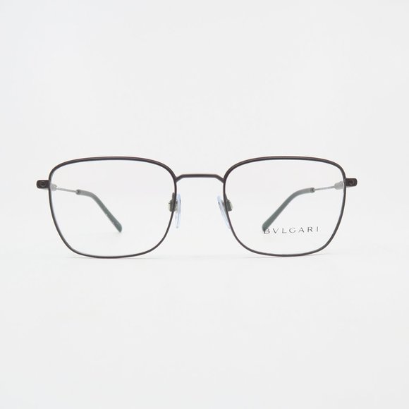 BVLGARI Other - Bvlgari 1105 2011 53mm Dark Brown Metal Rectangular New Men's Eyeglasses